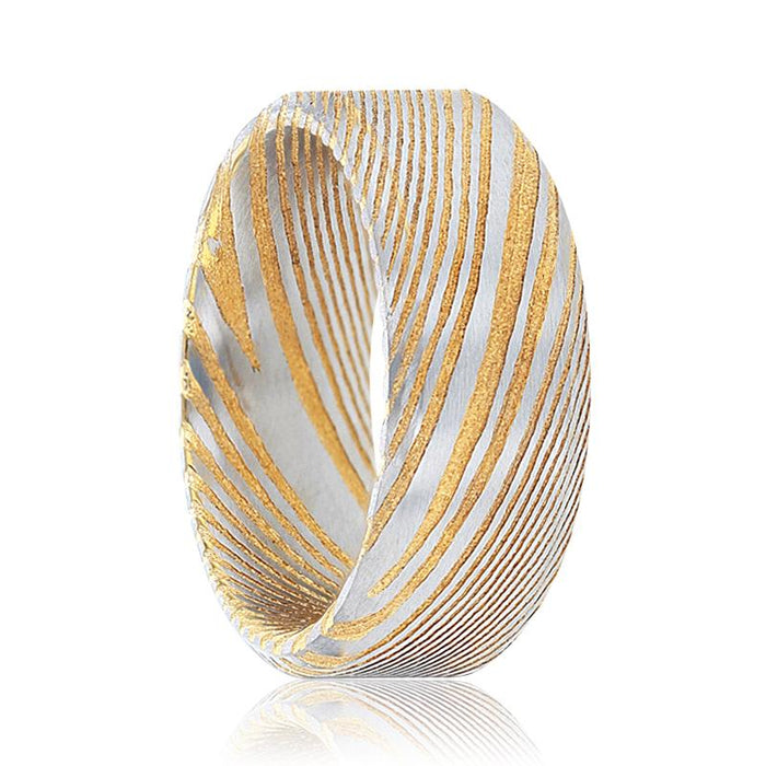 JOFFREY Gold men's wedding band, image 1