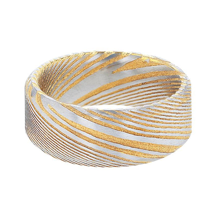 JOFFREY Gold men's wedding band, image 2