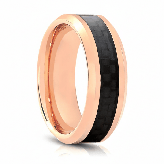 KAHLO — hero shot — men's tungsten carbide wedding ring | Aydins Jewelry