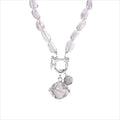 Keepsake Rose Quartz Locket Necklace