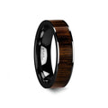 KENDO Black Ceramic men's wedding band, image 1