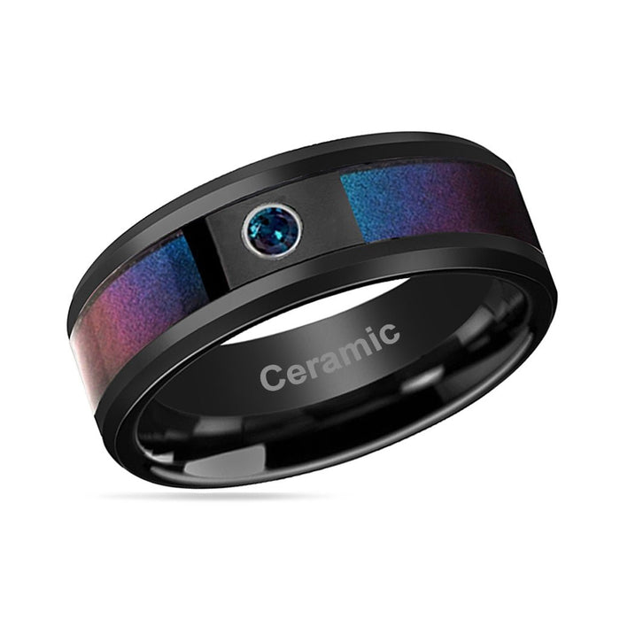 KLEIN Ceramic men's wedding band, image 2