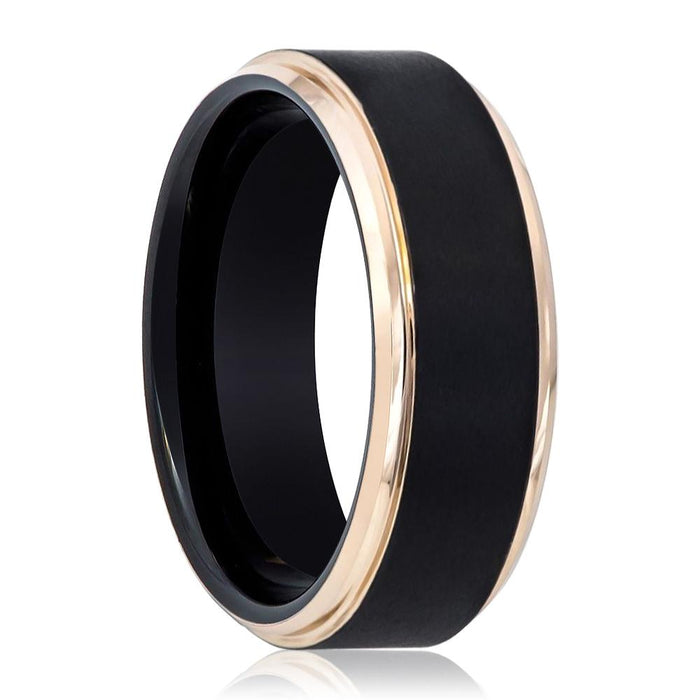 LEONARDO — lifestyle on hand — men's tungsten carbide wedding ring | Aydins Jewelry