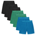 Loose Fit Boxershorts Kay (7-pack) - Zwart, Pepper Green, Blue Aster