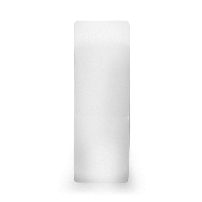 LUCENT White Ceramic men's wedding band, image 4