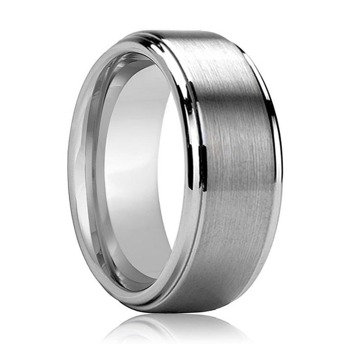 MARVEL — hero shot — men's tungsten carbide wedding ring | Aydins Jewelry