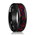 MATRIX Black Ceramic men's wedding band, image 1