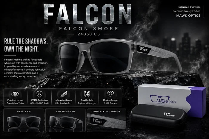 MAWK FALCON SMOKE SUNGLASSES (24058C5 )