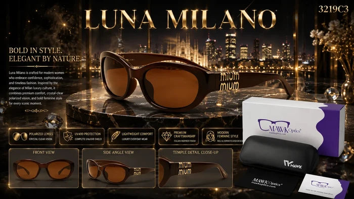 MAWK LUNA MILANO SUNGLASSES (3310C3)
