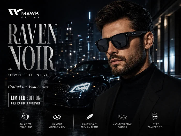 MAWK RAVEN NOIR SUNGLASSES (25016C1)