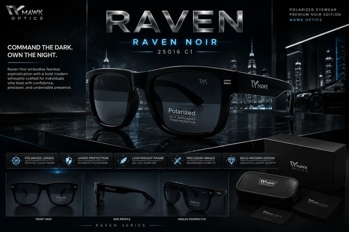 MAWK RAVEN NOIR SUNGLASSES (25016C1)