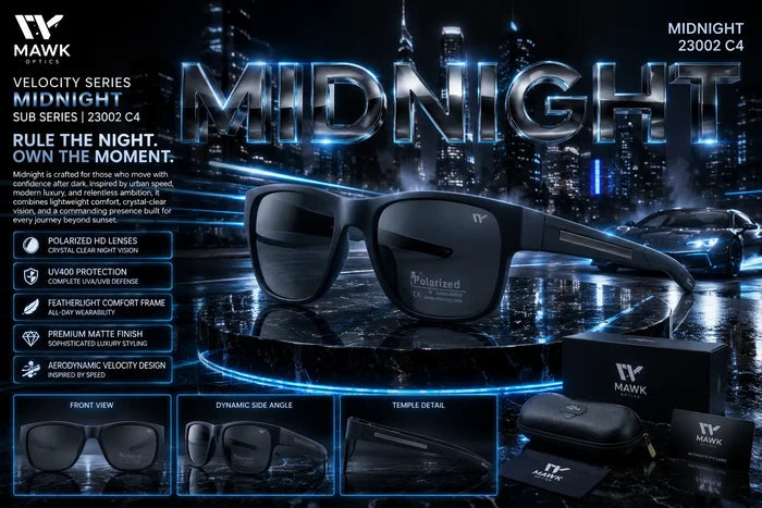 MAWK VELOCITY MIDNIGHT SUNGLASSES (23002C4)