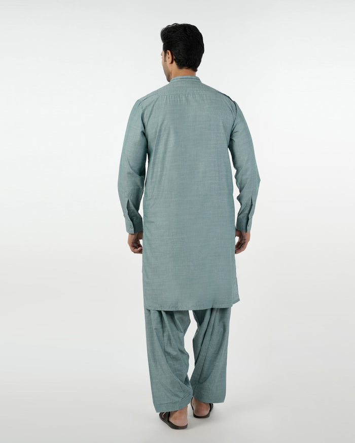 Eminent Men's Kurta Shalwar Suit - Green, Men's Shalwar Kameez, Eminent, Chase Value