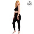 Merino/Bamboe Seamless Legging Tara - Zwart