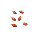 Minimalist 925 Sterling Silver Coral Charm Marquise Shape - K Jewelry Accessories