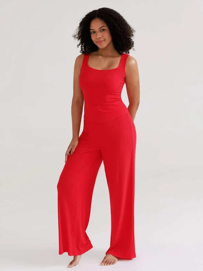 Popilush® Modal Tank Top & Drawstring Pant Pajama Set