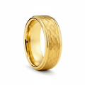 MONARCH — Hero product shot — men's tungsten wedding ring.