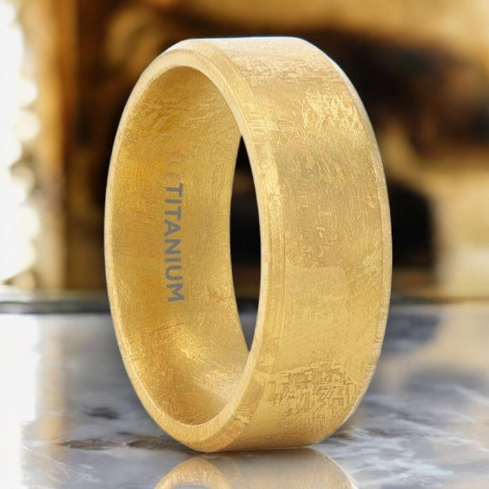 MUSE Gold men's wedding band, image 1