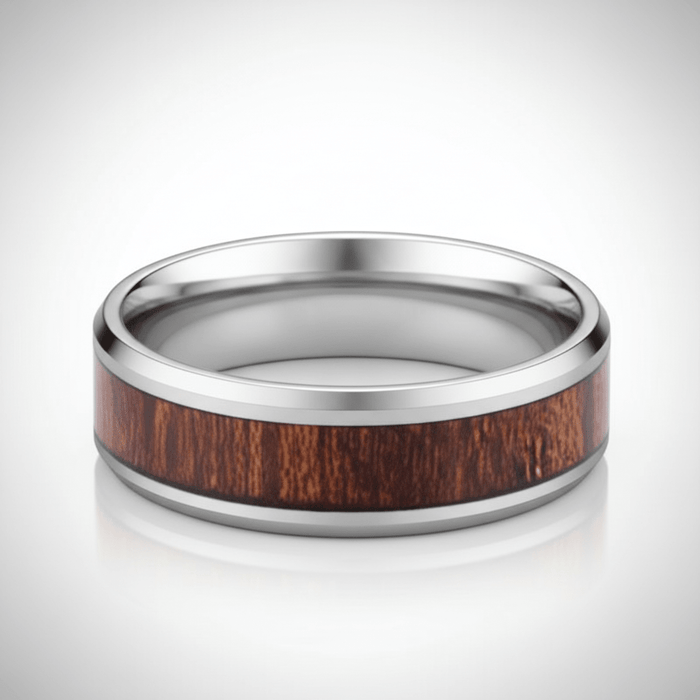 MYTHIC — alternate angle — men's tungsten carbide wedding ring | Aydins Jewelry
