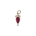 Natural Ruby 14k Gold Pendant - K Jewelry Accessories