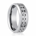 NESO — Hero product shot — men's tungsten wedding ring.