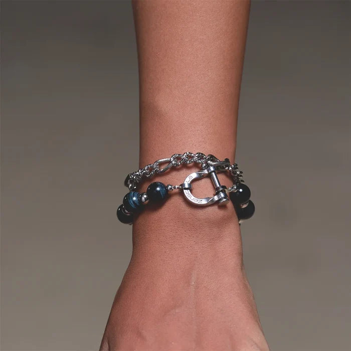 Nocturne Blue Tiger’s Eye Bracelet