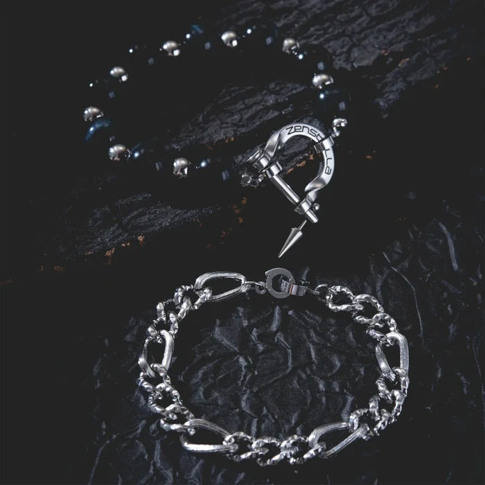 Nocturne Blue Tiger’s Eye Bracelet