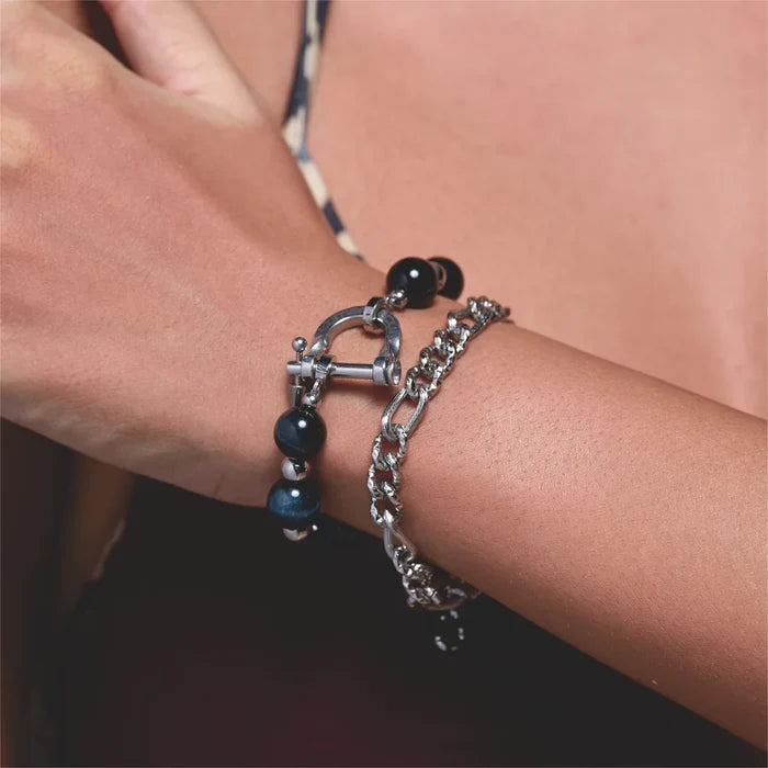 Nocturne Blue Tiger’s Eye Bracelet