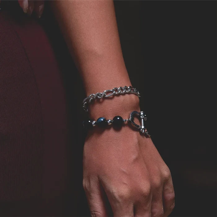 Nocturne Blue Tiger’s Eye Bracelet