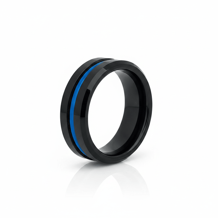 NORWAY — hero shot — men's tungsten carbide wedding ring | Aydins Jewelry