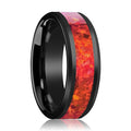 NOVA Black Ceramic men's wedding band, image 1