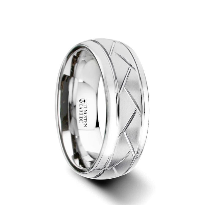 OCTAVIAN Tungsten Carbide men's wedding band, image 2