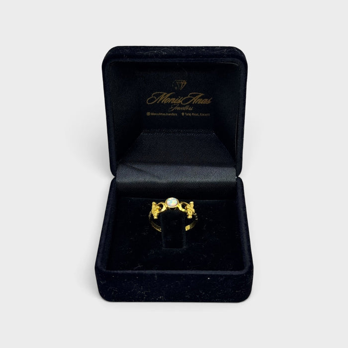 Opal Link Ring - Monis Anas Jewellers