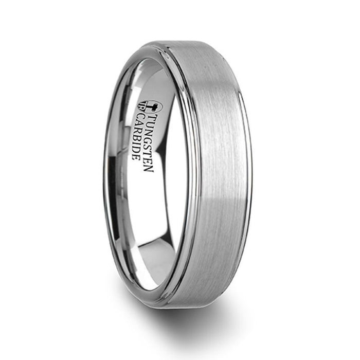ORLOFF Tungsten Carbide men's wedding band, image 1