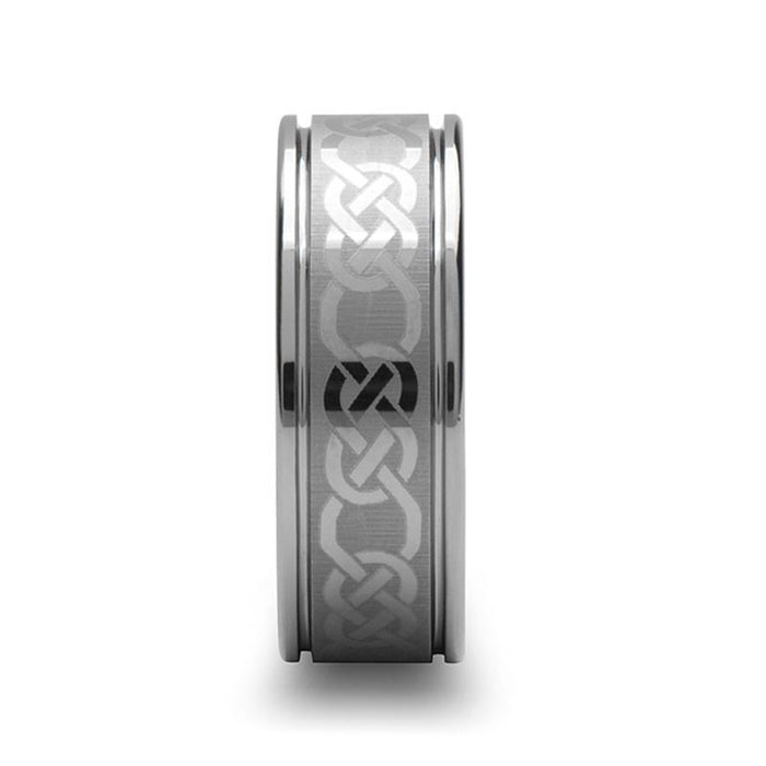 PALATINE Tungsten Carbide men's wedding band, image 3