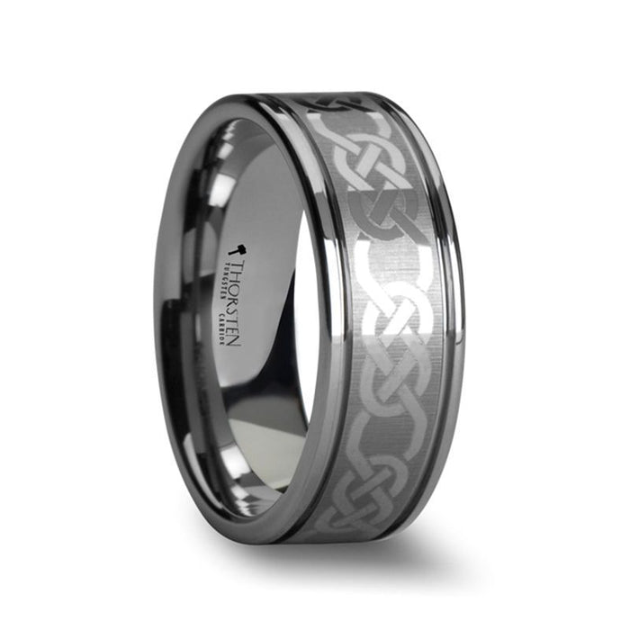 PALATINE Tungsten Carbide men's wedding band, image 4