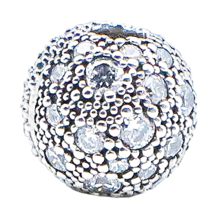 Pandora Cosmic Stars Sterling Silver Clear CZ Clip Charm Retired
