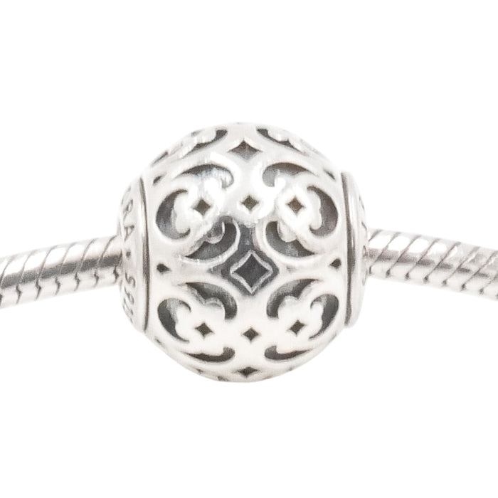 Pandora Essence Spirituality Charm Sterling Silver Openwork Bead Retired