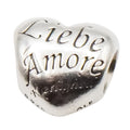 Pandora Language of Love Sterling Silver Heart Charm – Retired