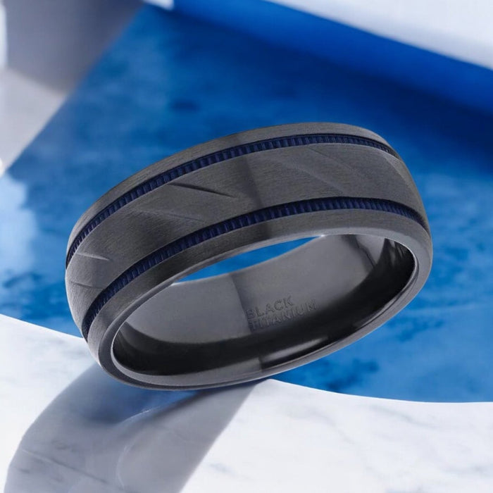 PATROL Titanium men's wedding band, image 2