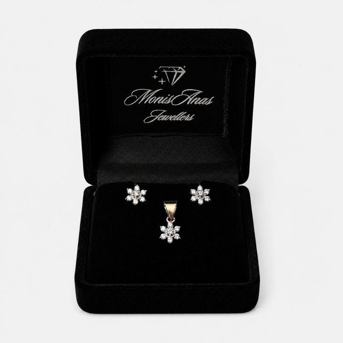 Petal Pendant Mini Set - Monis Anas Jewellers