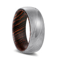 PROTECTOR — hero shot — men's damascus steel wedding ring | Aydins Jewelry