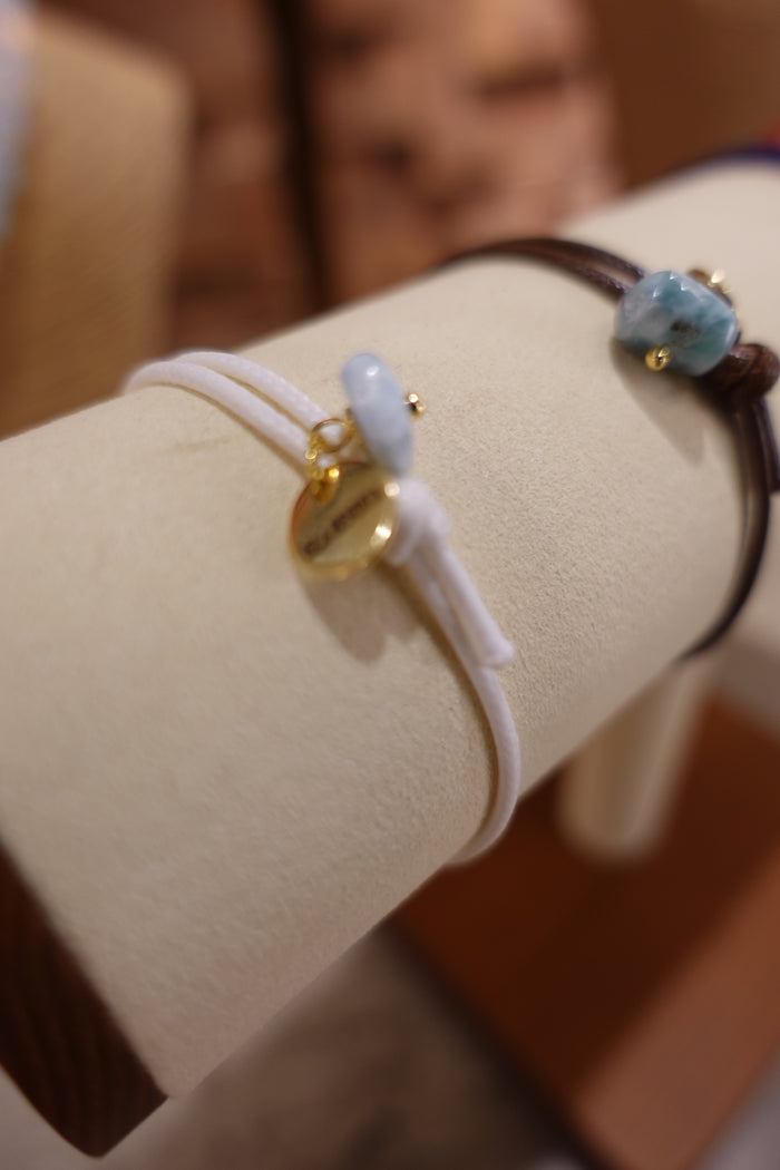 PULSERA CORDON LARIMAR
