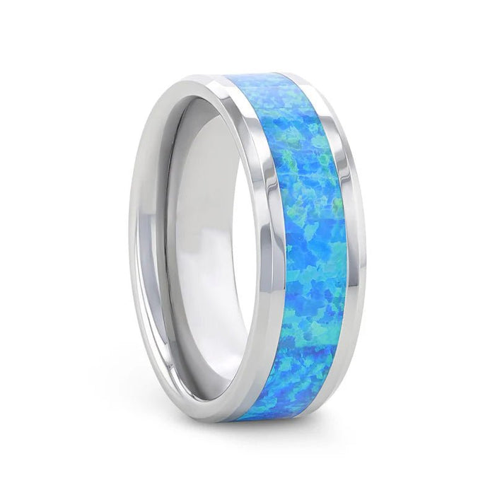 QUASAR Tungsten Carbide men's wedding band, image 2