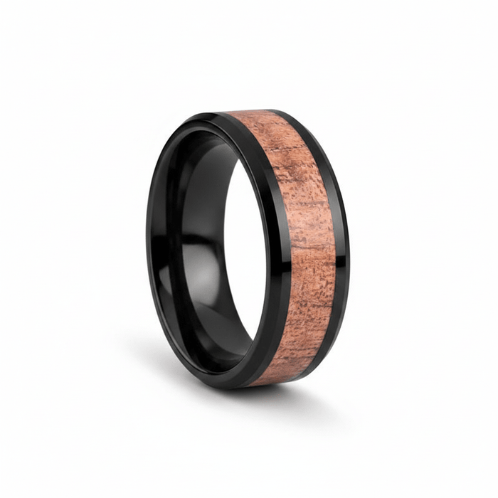 RHYTHM — hero shot — men's tungsten carbide wedding ring | Aydins Jewelry