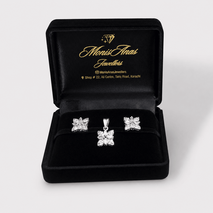Royal Butterfly Locket Suite - Monis Anas Jewellers