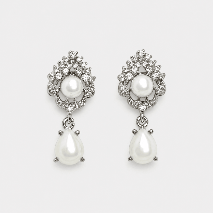Royal Pearl Drop Set - Monis Anas Jewellers