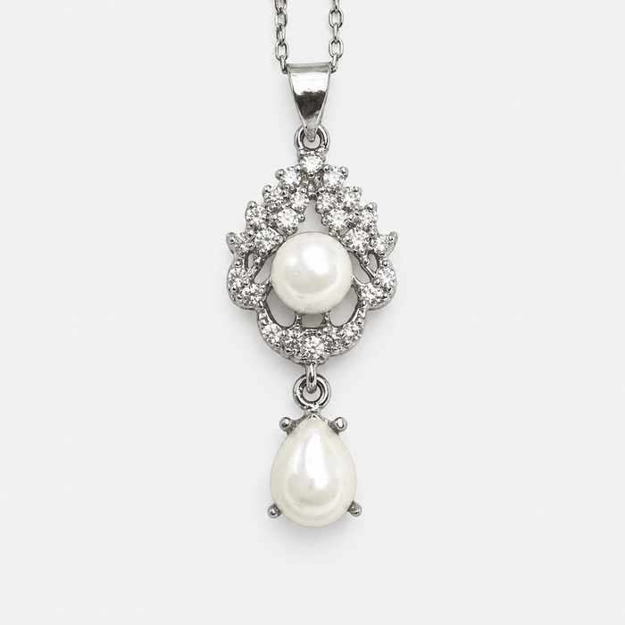 Royal Pearl Drop Set - Monis Anas Jewellers