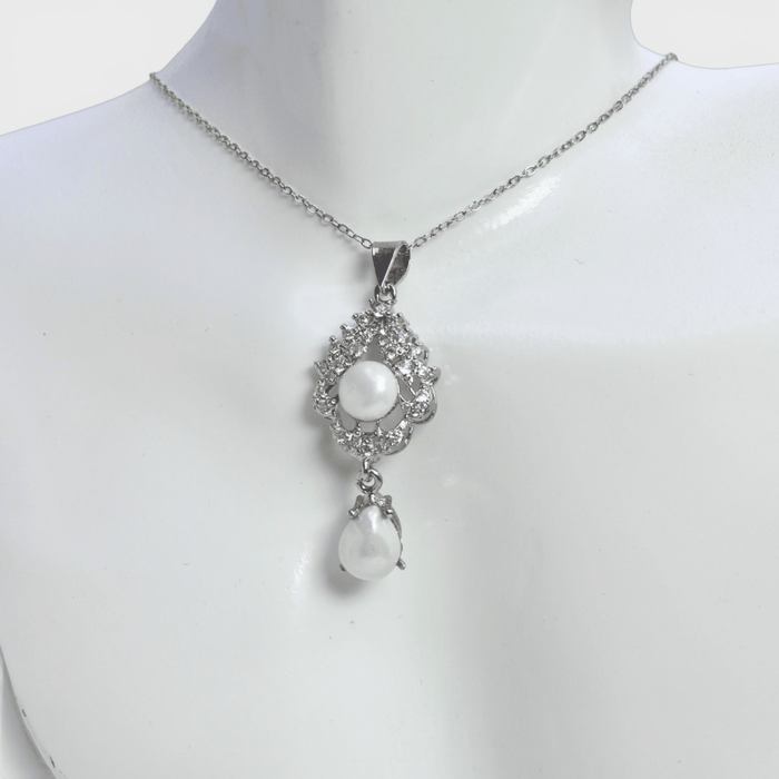 Royal Pearl Drop Set - Monis Anas Jewellers