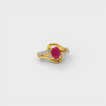 Ruby Twist Ring - Monis Anas Jewellers
